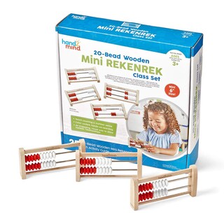 Foto 1 | Foto 1 | Set De Clase Rekenrek De Madera Abacus Hand2mind Mini De 20 Cuentas Para Niños - Venta Internacional.