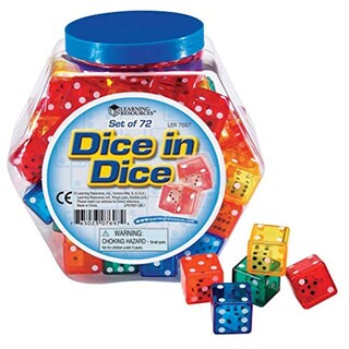 Foto 1 | Foto 1 | Juego De 72 Cubos Para Dar En Dados, Learning Resources, Juego De 72 Unidades - Venta Internacional.