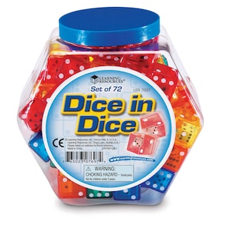 Foto 3 | Foto 3 | Juego De 72 Cubos Para Dar En Dados, Learning Resources, Juego De 72 Unidades - Venta Internacional.