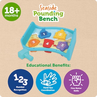 Foto 4 | Foto 4 | Pounding Bench Learning Resources, Juego Junto Al Mar, Juguetes Para Niños Pequeños - Venta Internacional.