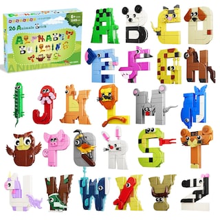 Foto 1 | Foto 1 | Set De Construcción Alphabet Lore Hogokids Para Fiestas, 26 Paquetes - Venta Internacional.