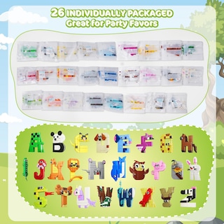 Foto 2 | Foto 2 | Set De Construcción Alphabet Lore Hogokids Para Fiestas, 26 Paquetes - Venta Internacional.