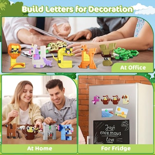 Foto 3 | Foto 3 | Set De Construcción Alphabet Lore Hogokids Para Fiestas, 26 Paquetes - Venta Internacional.