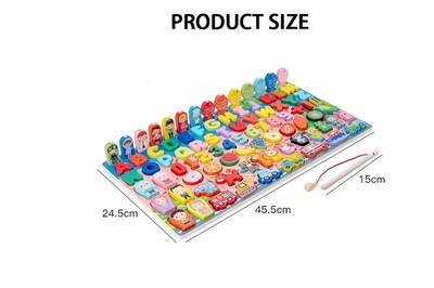 Foto 5 | Foto 5 | Xtellar Kit De Aprendizaje Montessori 7 En 1 – Impulsa La Educación De Tus Niños Mediante Juegos De Pesca, Números, Letras Y Ani