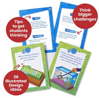 Foto 3 | Foto 3 | Tarjetas De Aprendizaje Stem Hand2mind Makerspace Task Para Niños De 3 A 5 Años - Venta Internacional.