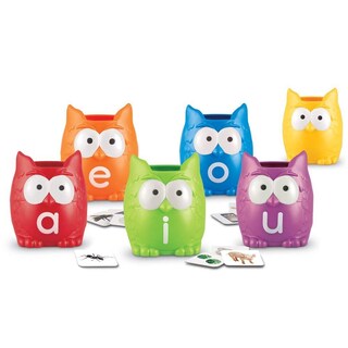 Foto 1 | Foto 1 | Set De Clasificación, Learning Resources, Vocales, Búhos, Con 6 Búhos, 100 Cartas - Venta Internacional.