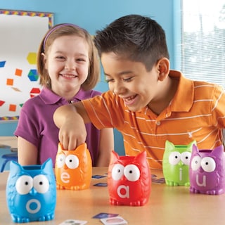 Foto 2 | Foto 2 | Set De Clasificación, Learning Resources, Vocales, Búhos, Con 6 Búhos, 100 Cartas - Venta Internacional.