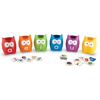 Foto 7 | Foto 7 | Set De Clasificación, Learning Resources, Vocales, Búhos, Con 6 Búhos, 100 Cartas - Venta Internacional.