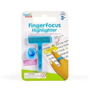 Foto 1 | Foto 1 | Venta Internacional: Hand2mind Focus Focus Highlighter, Tiras De Lectura Guiada, Herramientas De Lectura Para Niños,