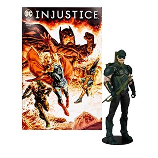 Foto 1 | Foto 1 | Venta Internacional - Mcfarlane Toys - Dc Direct Gaming 7in Figura Con Cómic - Injustice 2 Wv1 - Flecha Verde