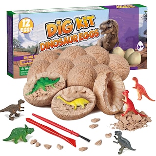 Foto 1 | Foto 1 | Venta Internacional - Kit De Excavación De Huevos De Dinosaurio Didubuy Con 12 Huevos De Dinosaurio Para Niños De 4