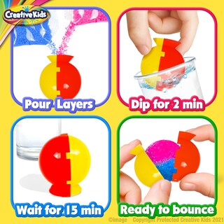 Foto 2 | Foto 2 | Pelotas Hinchables Mágicas Para Niños De Science Kit Creative Con 25 Bolsas - Venta Internacional.