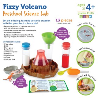 Foto 6 | Foto 6 | Kit Científico, Recursos De Aprendizaje, Fizzy Volcano, 13 Piezas, 4 O Más - Venta Internacional.