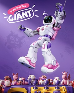 Foto 3 | Foto 3 | Robot Inteligente De Juguete Ruko 1088 Stem Programable Para Niños, Color Rosa - Venta Internacional.