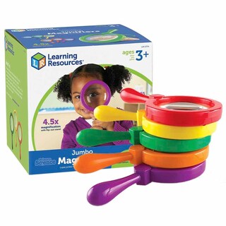 Foto 5 | Foto 5 | Magnifiers Learning Resources Jumbo, 6 Piezas, Para Niños Mayores De 3 Años - Venta Internacional.