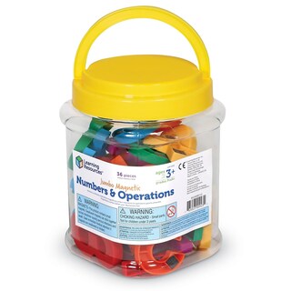 Foto 2 | Foto 2 | Juego Jumbo De Recursos De Aprendizaje Sobre Números Magnéticos Para Niños De 3 Años O Más - Venta Internacional.