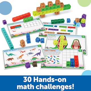 Foto 4 | Foto 4 | Recursos De Aprendizaje De Mathlink Cubes Dino Time, 115 Piezas, Más De 5 - Venta Internacional.