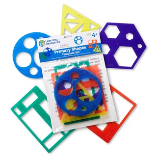 Foto 1 | Foto 1 | Conjunto De Plantillas Con Forma De Recursos De Aprendizaje Primarios, 5 Piezas, 4 O Más - Venta Internacional.
