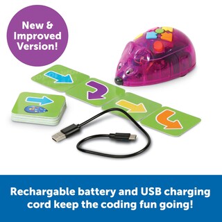 Foto 4 | Foto 4 | Ratón Robótico Recargable Code & Go De Stem Toy Learning Resources - Venta Internacional.
