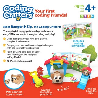 Foto 7 | Foto 7 | Set Ranger & Zip De Coding Critters Learning Resources, 22 Piezas - Venta Internacional.