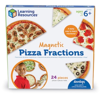 Foto 5 | Foto 5 | Recursos De Aprendizaje Sobre Fracciones De Pizza Magnéticas, 24 Piezas, Más De 6 Años - Venta Internacional.