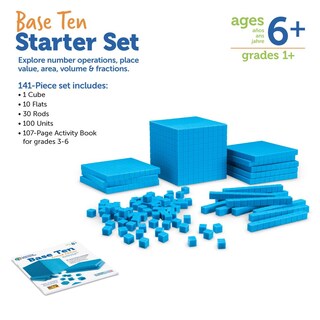 Foto 7 | Foto 7 | Kit De Inicio Base Ten, Recursos De Aprendizaje, 141 Piezas Para Mayores De 6 Años - Venta Internacional.