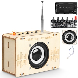 Foto 1 | Foto 1 | Kits Científicos Poraxy Construye Tu Propia Radio FM Para Niños De 8 A 12 Años - Venta Internacional