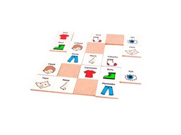 Juego de Memoria Fabi y Sofi Partes del Cuerpo