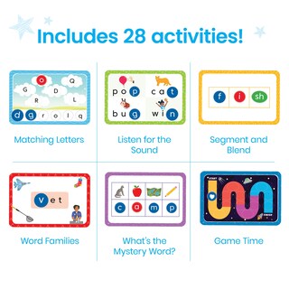 Foto 3 | Foto 3 | Set De Actividades De Preparación Para La Lectura Hand2mind Con Varitas Magnéticas - Venta Internacional.