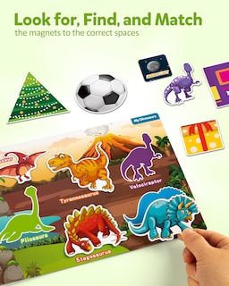 Foto 3 | Foto 3 | Libro Magnético Busy Book Coogam Preschool Con 9 Pegatinas Temáticas Para Niños - Venta Internacional.