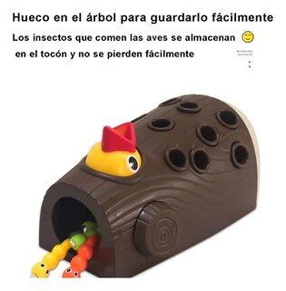 Foto 2 | Foto 2 | Niños Juguete De Pájaro Carpintero Juego Atrapar