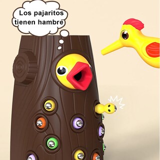 Foto 3 | Foto 3 | Niños Juguete De Pájaro Carpintero Juego Atrapar