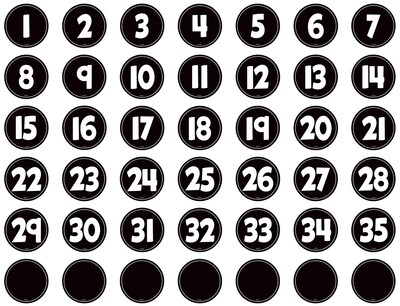 Foto 2 | Foto 2 | Recursos Creados Por Maestros Sobre Acentos Magnéticos Números En Blanco Y Negro - Venta Internacional.