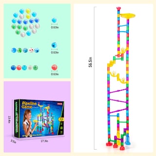 Foto 6 | Foto 6 | Juguete De Construcción Marble Run Meland Marble Maze De 132 Piezas Para Mayores De 3 Años - Venta Internacional.