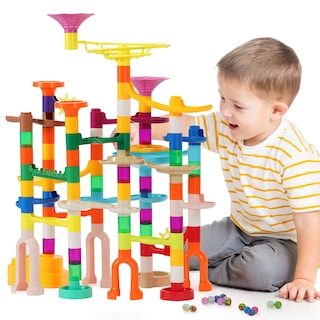 Foto 1 | Foto 1 | Marble Run Maxtronic 166 Piezas Con 30 Canicas Que Brillan En La Oscuridad - Venta Internacional.