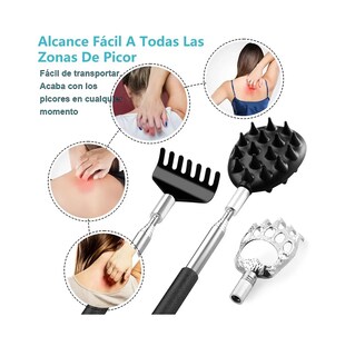 Foto 2 | Foto 2 | Manita Rascadora Extensible 3 Pzs Negro