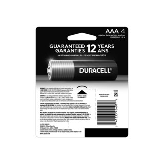 Foto 2 | Foto 2 | Batería Alcalina Duracell Coppertop Aaa De 1,5 V, Paquete De 4 - Venta Internacional.