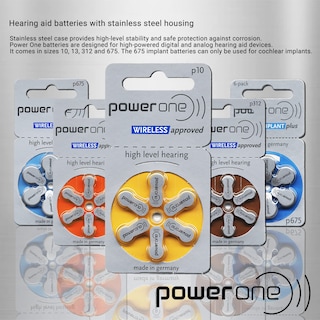 Foto 5 | Foto 5 | Pilas Para Audífonos Power One 675p Sin Mercurio - Venta Internacional.