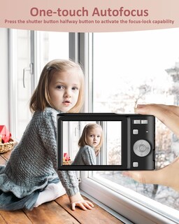 Foto 5 | Foto 5 | Cámara Digital Qumcou, 50 Mp, Fhd, 1080p, Zoom 16x, Antivibración - Venta Internacional.