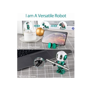 Foto 3 | Foto 3 | Robot Parlante Táctil Recargable De Metal Malubero Verde