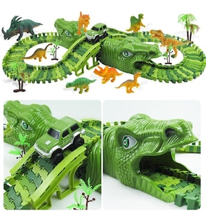 Foto 2 | Foto 2 | Venta Internacional- Trolebús Dinosaurio Juguete Eléctrico 153 PZAS para Niños
