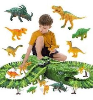 Foto 3 | Foto 3 | Venta Internacional- Trolebús Dinosaurio Juguete Eléctrico 153 PZAS para Niños