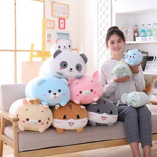 Foto 2 | Foto 2 | Venta Internacional - Cojín De Cojín Con Dibujos Animados De Animales De Felpa Suave De 18 A 28 Cm Para Niños