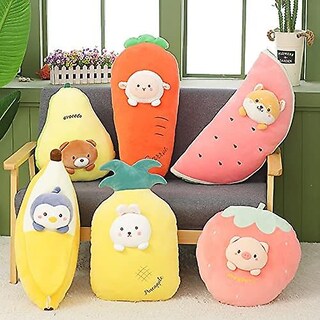 Foto 4 | Foto 4 | Peluche De Peluche Con Forma De Piña Y Conejo, 58 Cm, Suave Peluche - Venta Internacional.