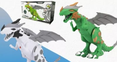 Foto 2 | Foto 2 | Paseos con Forma de Dragón Y Dinosaurio de Juguete con Luces y Sonido - Venta Internacional