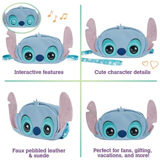 Foto 6 | Foto 6 | Juguete Interactivo Para Mascotas Y Monedero Para Niños Pets Disney Stitch - Venta Internacional.