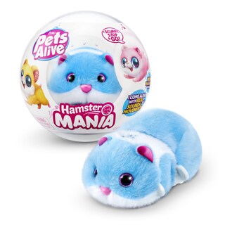 Foto 1 | Foto 1 | Electronic Pet Pets Alive Hamstermania Blue de Zuru - Venta Internacional