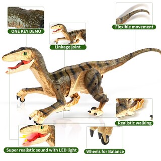 Foto 3 | Foto 3 | Robot De Juguete Con Control Remoto, Dinosaurio, Hot Bee Jurassic, 18,6 Cm - Venta Internacional.