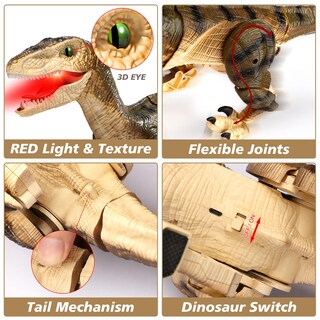 Foto 4 | Foto 4 | Robot De Juguete Con Control Remoto, Dinosaurio, Hot Bee Jurassic, 18,6 Cm - Venta Internacional.