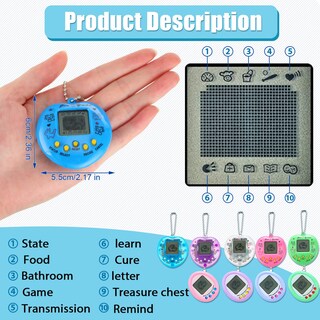 Foto 3 | Foto 3 | Juguetes Electrónicos Digitales Virtuales Para Mascotas Jerify Con Llavero - Venta Internacional.